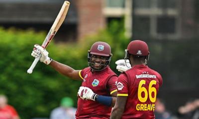 ৮ ছক্কায় ২১ মিনিটে ১৬ বলে ফিফটি