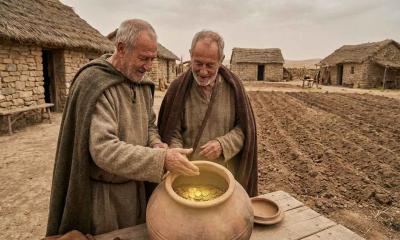 একটি স্বর্ণের কলস ও দুই ইমানদারের সততা: হারানো যুগের এক বিস্ময়কর গল্প