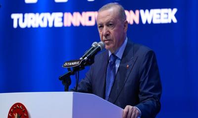 Erdogan Reports Ten Billion Dollar Defense Exports in Istanbul Speech
