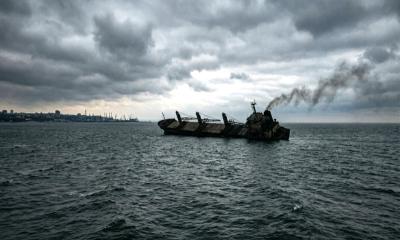 Ukraine Claims Russian Drone Strike on Chinese Ship