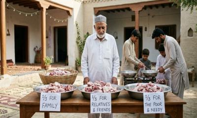 Is Dividing Qurbani Meat Into Three Shares Mandatory?