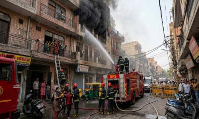 At Least 21 Dead After Fire Rips Through Delhi Hotel
