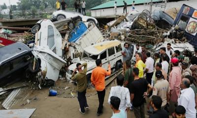Flash floods and landslides leave 25 dead in northern India