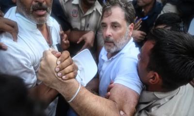 Indian police detain opposition leader Rahul Gandhi in New Delhi