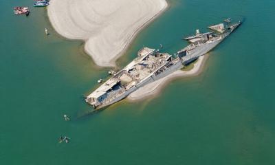 Extreme heat reveals WWII Nazi shipwrecks in the Danube