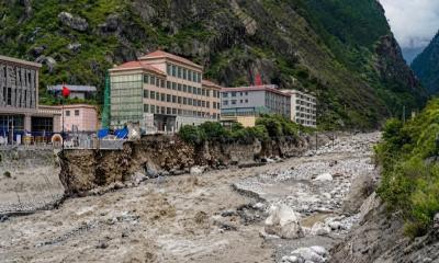 Nepal-China border flash flood leaves hundreds missing