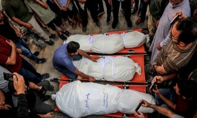 Gaza rubble yields remains of 55 strike victims