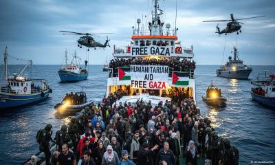 Israel Intercepts Gaza Aid Flotilla Near Crete: 175 Activists Detained
