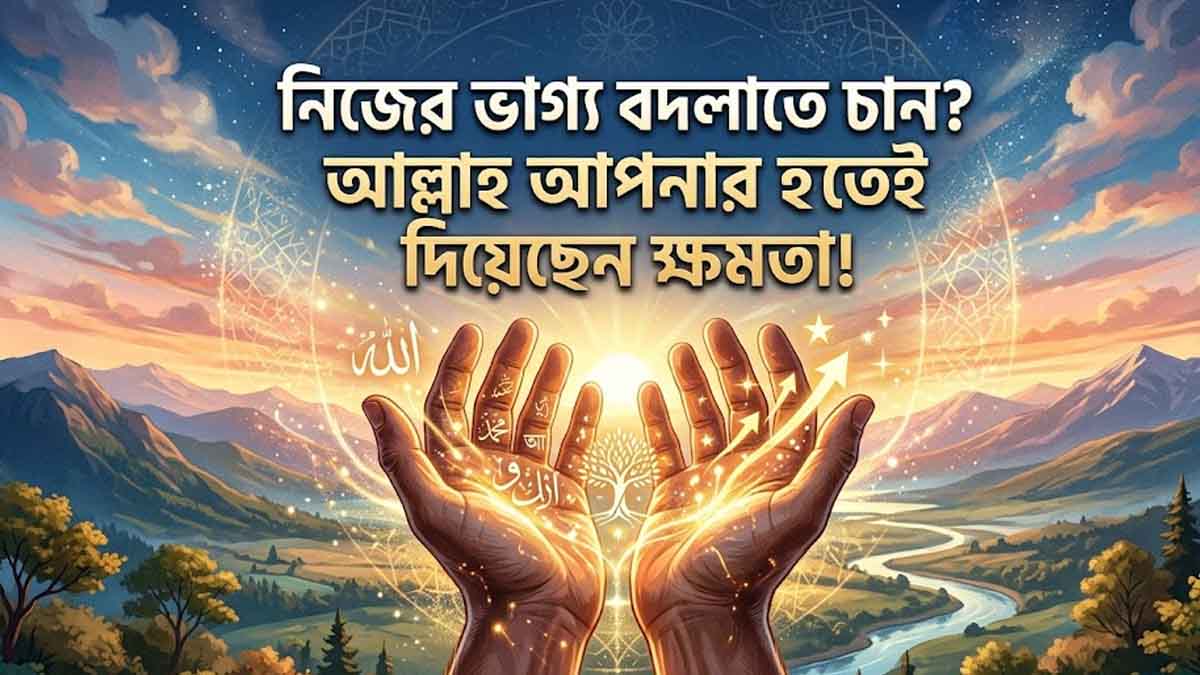 ইসলামে ভাগ্য ও কর্মপ্রচেষ্টা: কীভাবে বদলাবেন নিজের জীবন