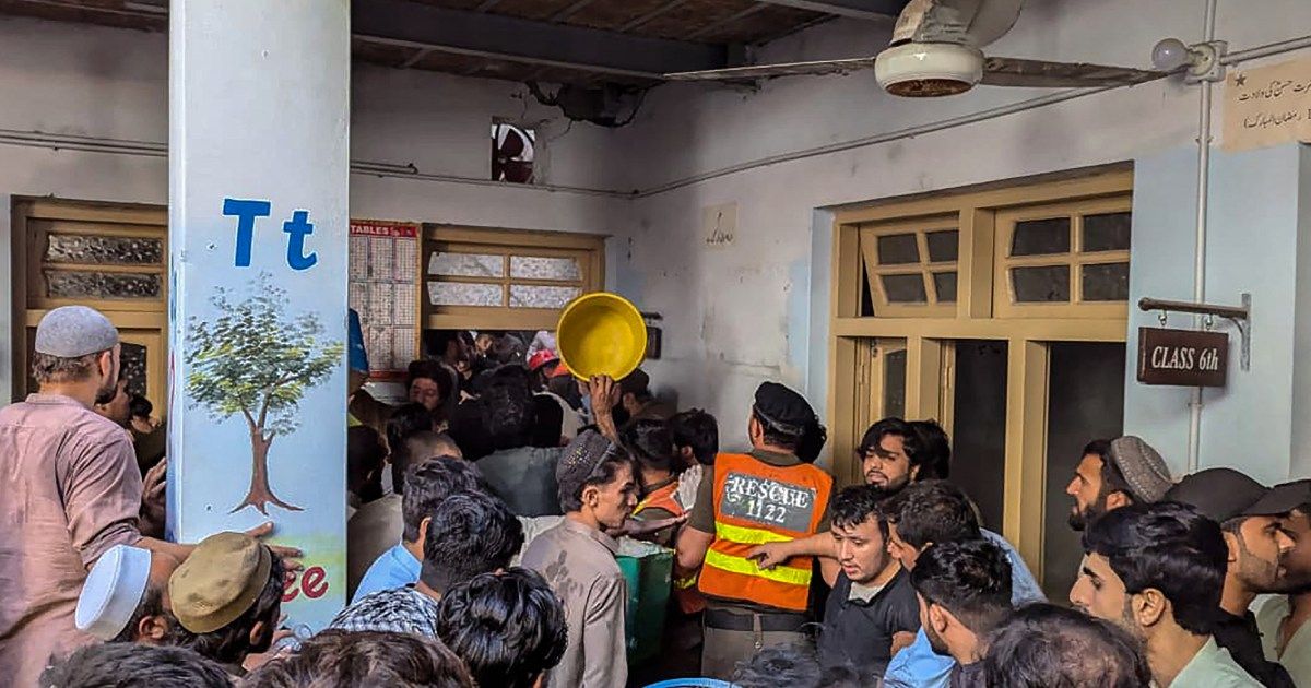 School Roof Collapse in Peshawar Kills 29 People