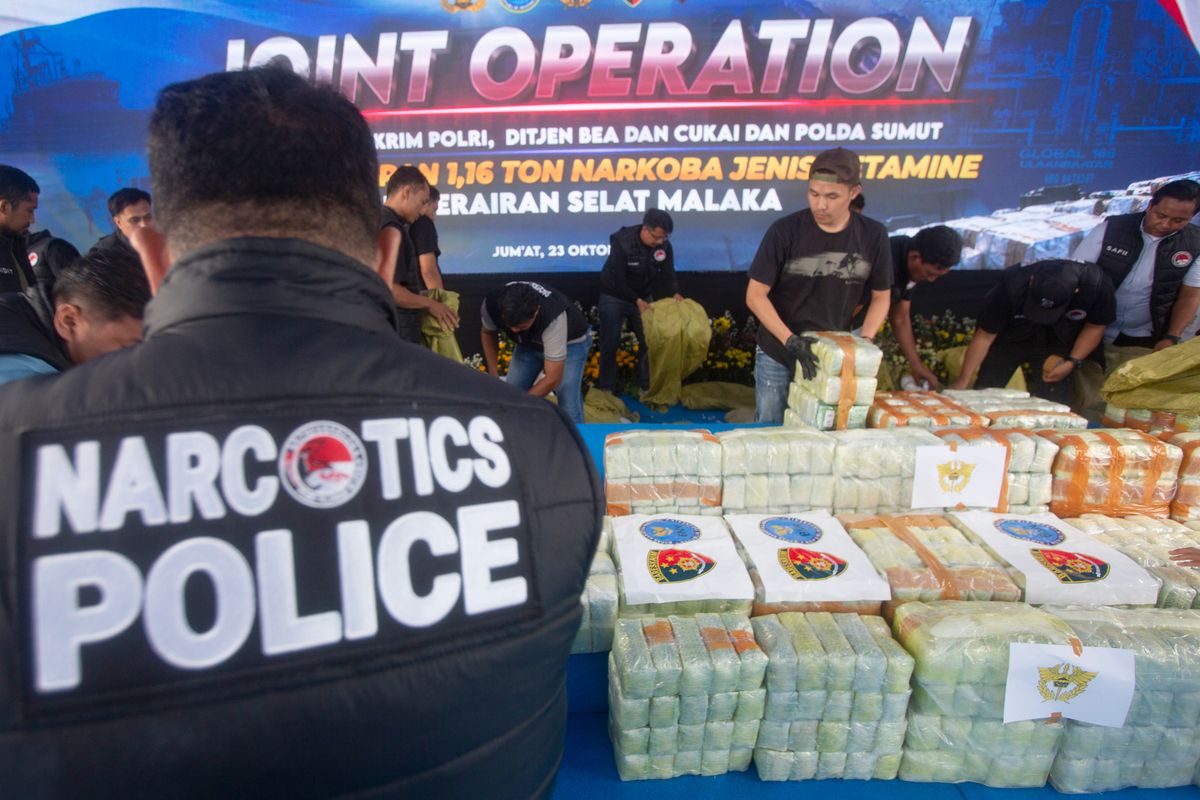 Indonesia Seizes Millions in Ketamine and Meth on Sumatra