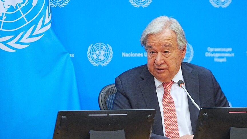 UN Chief Meets Arab League Head in Egypt to Discuss De-escalation