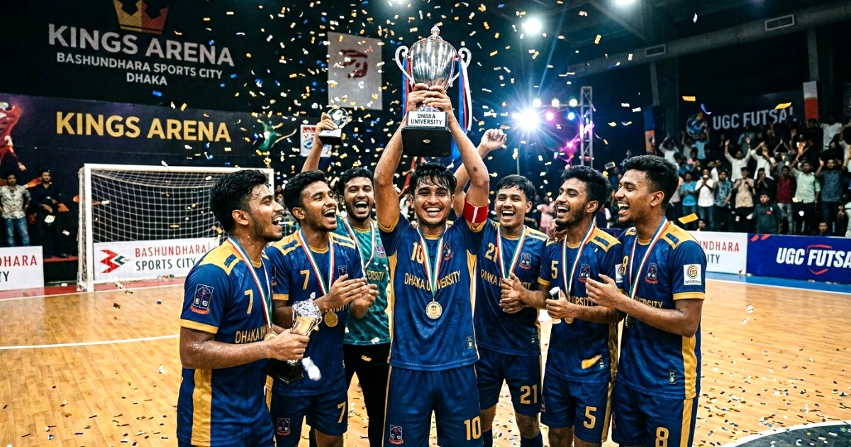 AIUB Wins Championship Title at IDAB Futsal Fest 2026