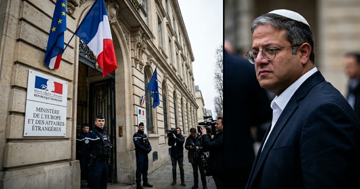 France Bans Israeli Minister Itamar Ben-Gvir Over Activist Abuse