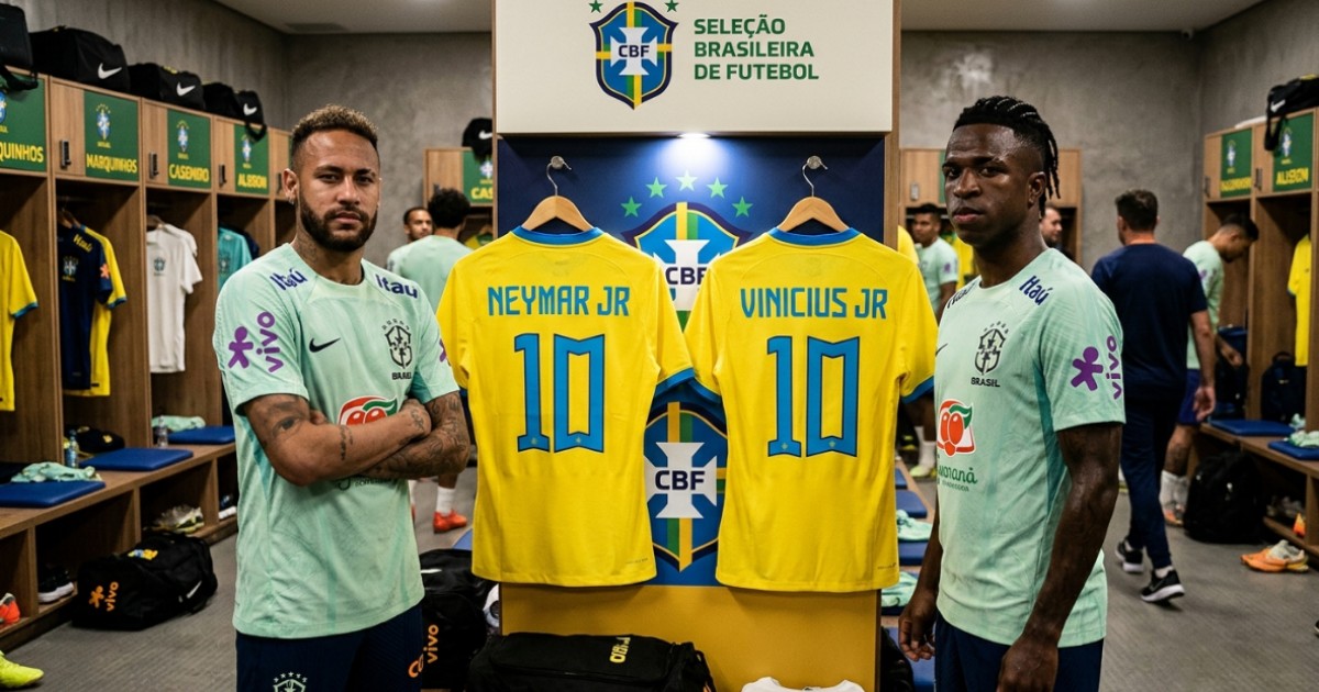 Brazil’s Iconic Number 10 Jersey: Neymar or Vinicius?