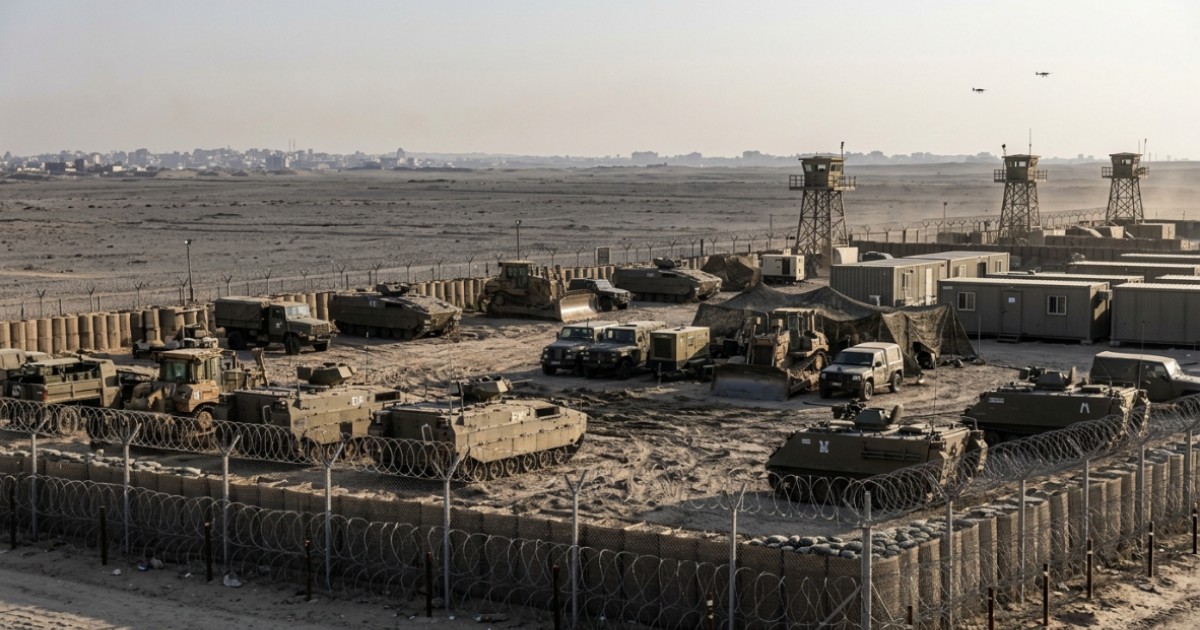 Satellite Images Reveal 40 Israeli Military Outposts in Gaza