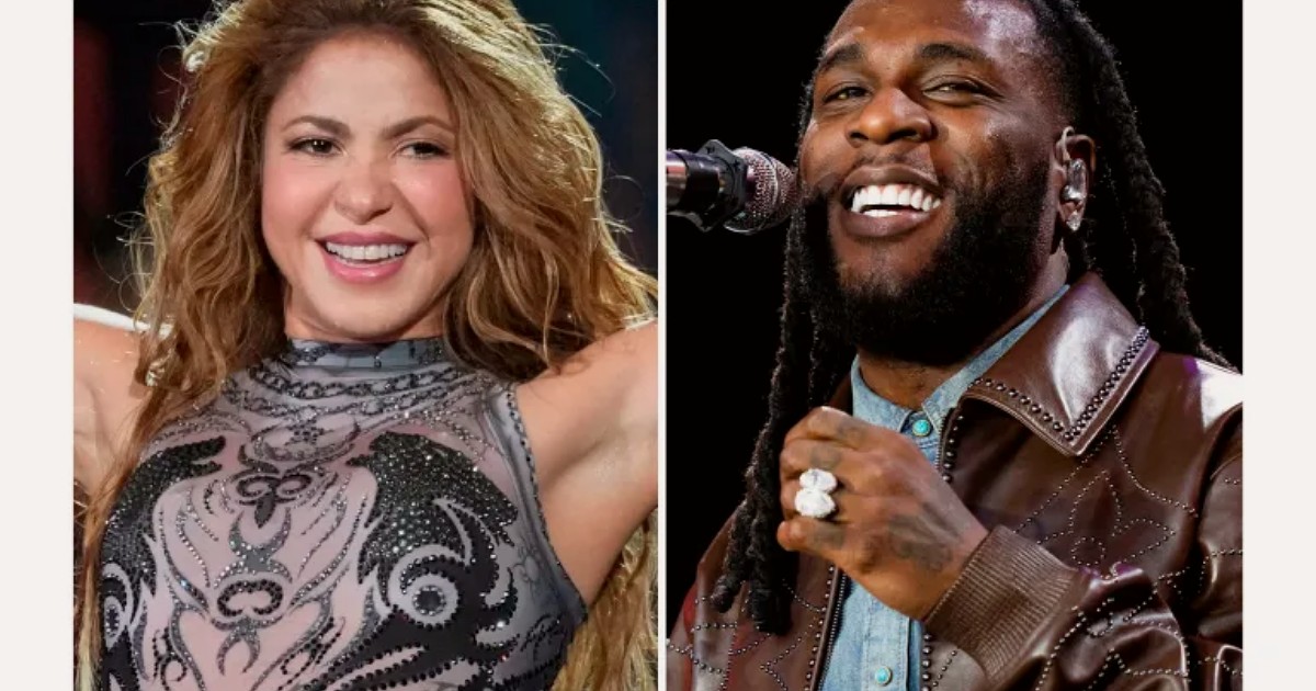 Shakira, Burna Boy to Open 2026 World Cup in Mexico