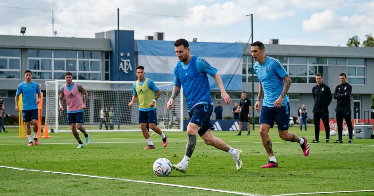 Messi Returns to Training Ahead of Honduras Friendly