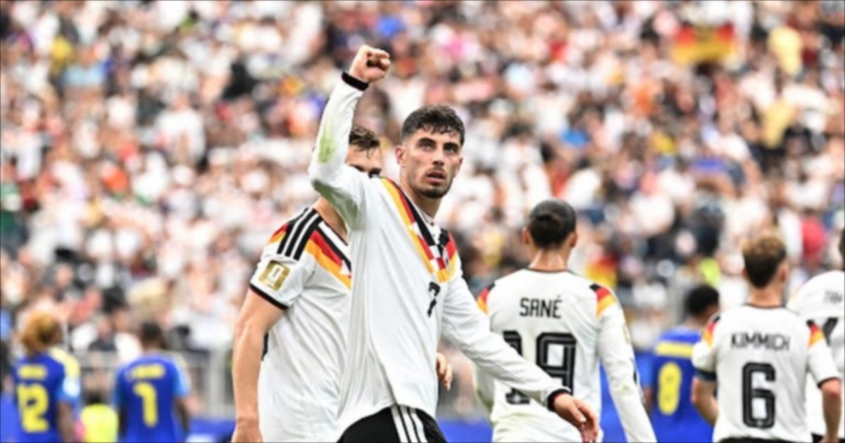 Germany Dominates First Half Against Debutants Curacao