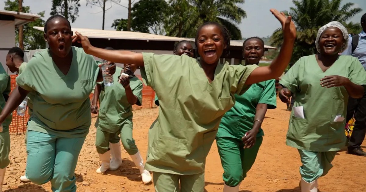 Ebola survivor brings hope to Congo outbreak epicenter
