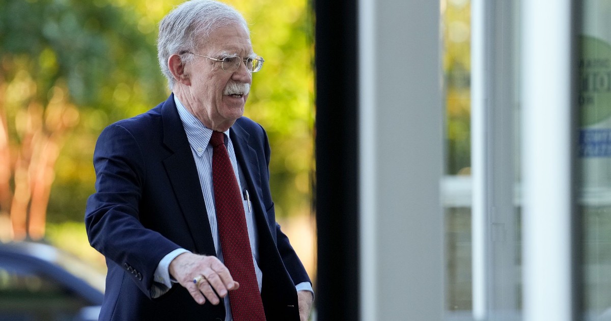 Former Trump Adviser John Bolton Admits to Withholding Files