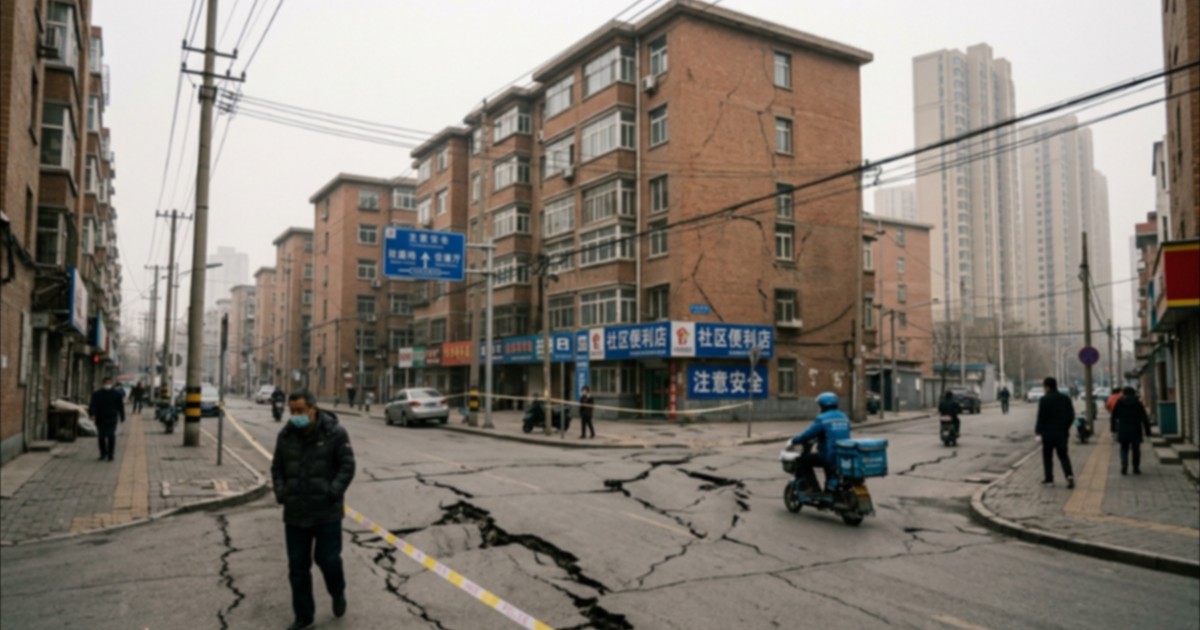 Nearly half of major Chinese cities are sinking, study finds