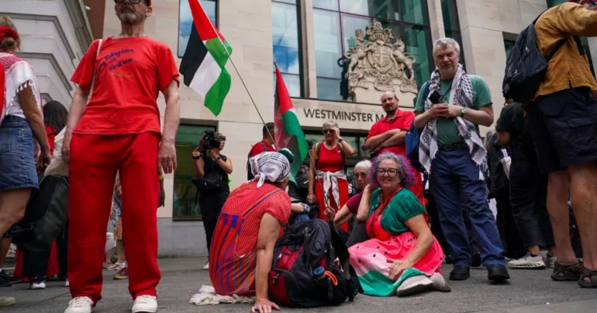 Palestine Action Supporters Arrested in Central London