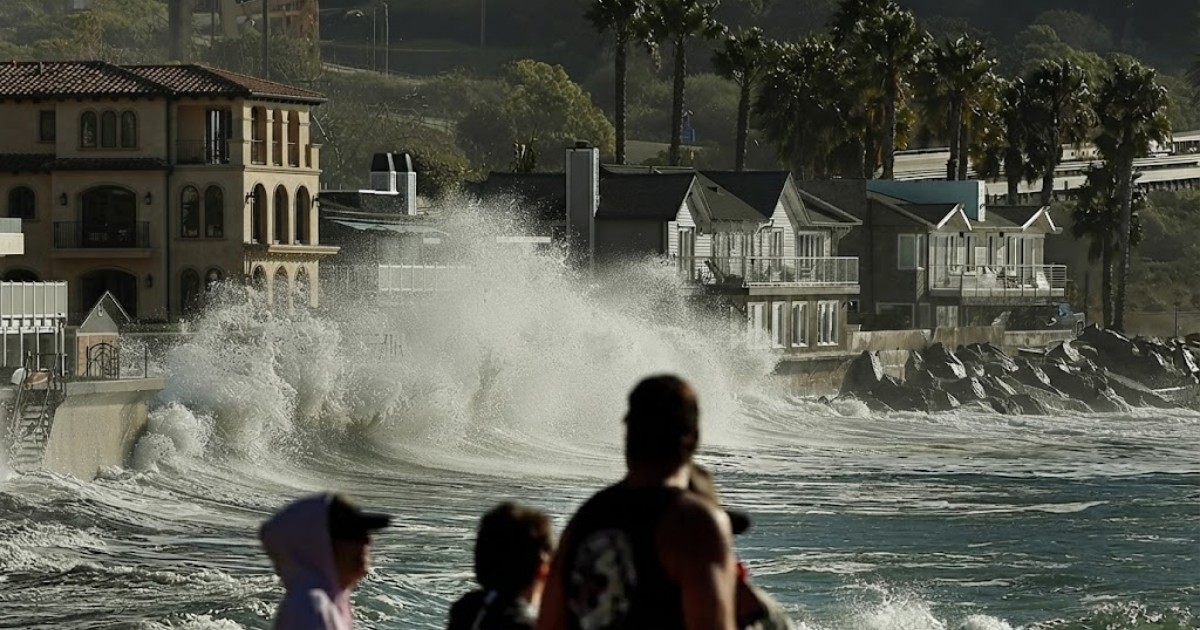 Pacific Ocean warming patterns impact US weather systems